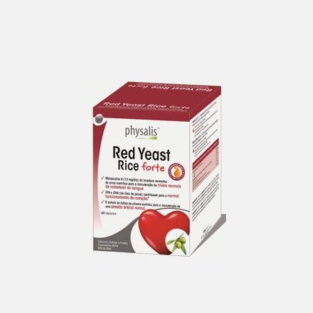 Physalis Red Yeast Rice Forte – 60 cápsulas – Biocêutica