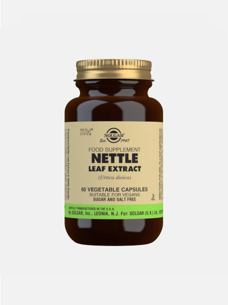Nettle Leaf Extract - 60 cápsulas - Solgar