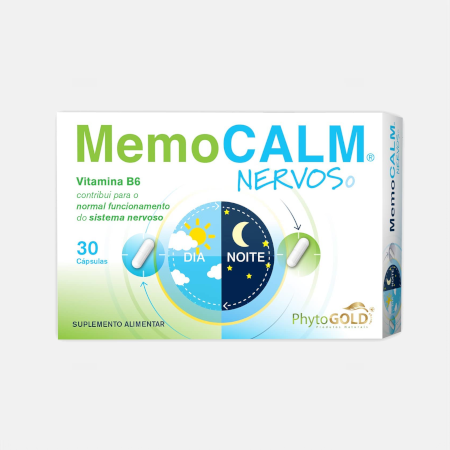 MemoCalm Nervos – 30 cápsulas – Phytogold
