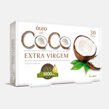 Óleo de Coco Extra Virgem 1000mg – 30 cápsulas – Fharmonat