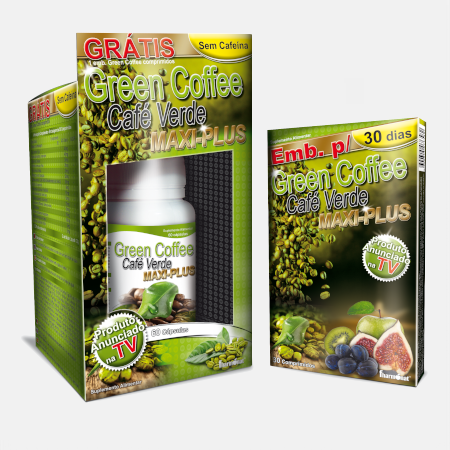 Green Coffee MaxiPlus Kit – 60 cápsulas + 30 comprimidos – Fharmonat