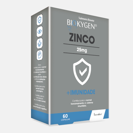 Biokygen Zinco – 60 cápsulas – Fharmonat