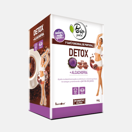 Bio Gold DETOX café funcional – 20 saquetas – Fharmonat