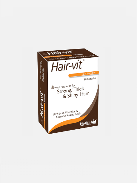 Hair-Vit - 90 Cápsulas - Health Aid