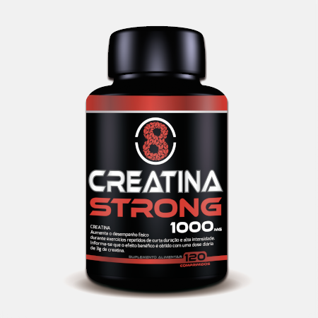 Creatina Strong 1000mg – 120 comprimidos – Fharmonat