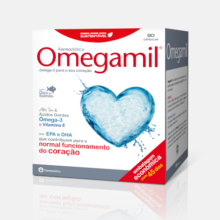 Omegamil – 90 cápsulas – Farmodiética