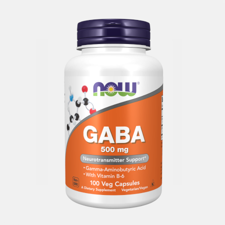 GABA 500 mg – 100 cápsulas – Now