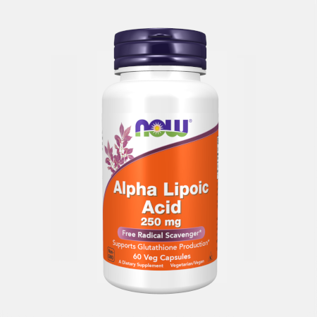 Alpha lipoic acid 250mg – 60 cápsulas – Now