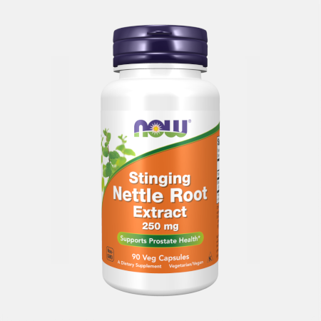 Stinging Nettle Root Extract 250 mg – 90 cápsulas – Now