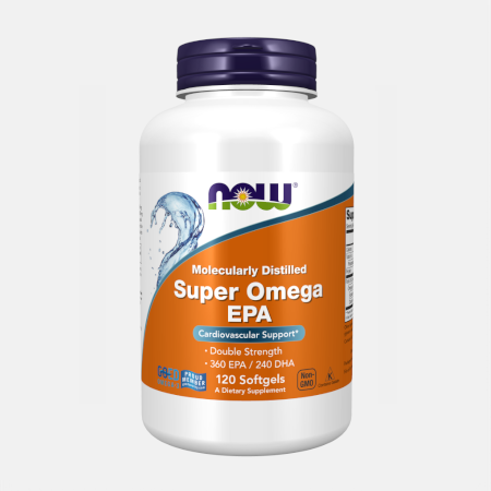 Super Omega EPA – 120 cápsulas – Now