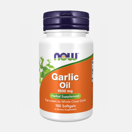 Garlic Oil 1500 mg – 100 cápsulas – Now
