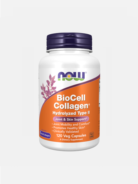 Biocell Collagen Hydrolyzed Type II - 120 cápsulas - Now