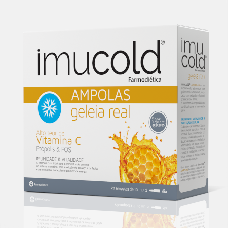 Imucold Geleia Real – 20 ampolas – Farmodiética