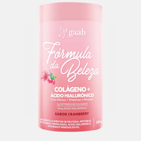 Formula da Beleza Cranberry Hibisco – 200g – GAAB Wellness