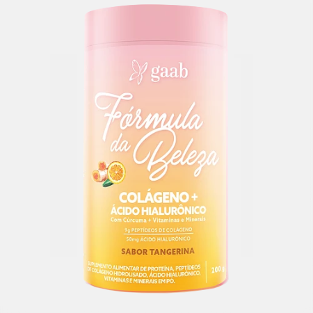 Formula da Beleza Tangerina Curcuma – 200g – GAAB Wellness