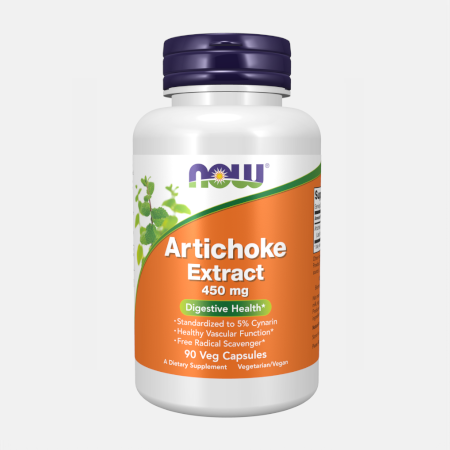 Artichoke Extract 450mg – 90 cápsulas – Now