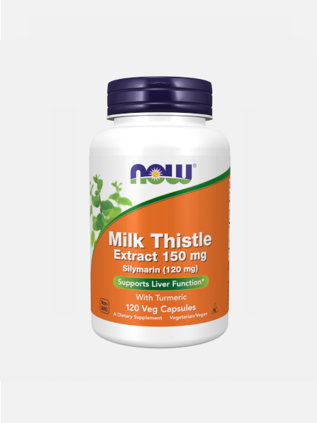 Milk Thistle Extract 150 mg Silymarin - 120 cápsulas - Now