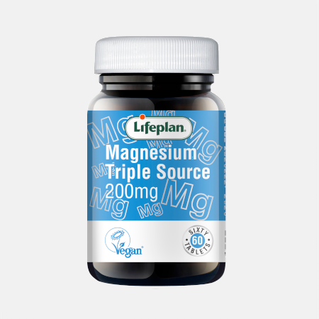 Magnesium Triple Source 200mg – 60 comprimidos – LifePlan