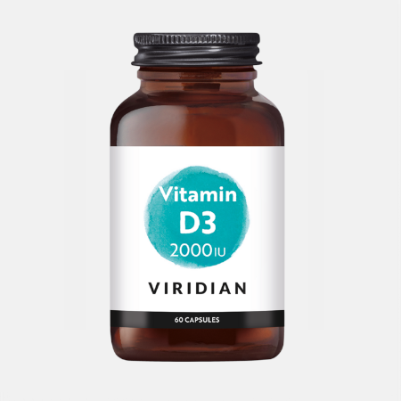 Vitamin D3 2000UI – 60 cápsulas – Viridian