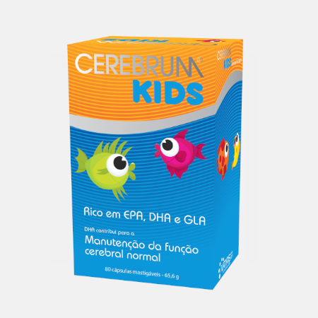 Cerebrum Kids – 80 cápsulas mastigáveis – Natiris