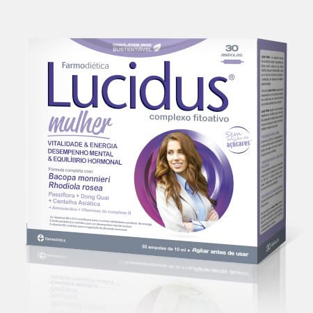 Lucidus Mulher – 30 ampolas – Farmodiética