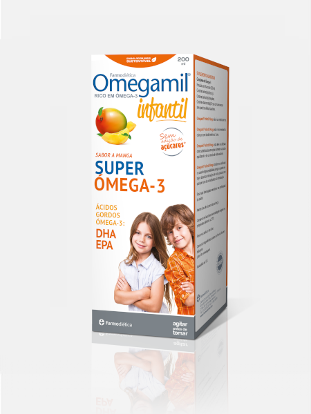 Omegamil Infantil Super Ómega 3 Manga - 200 mL - Farmodiética