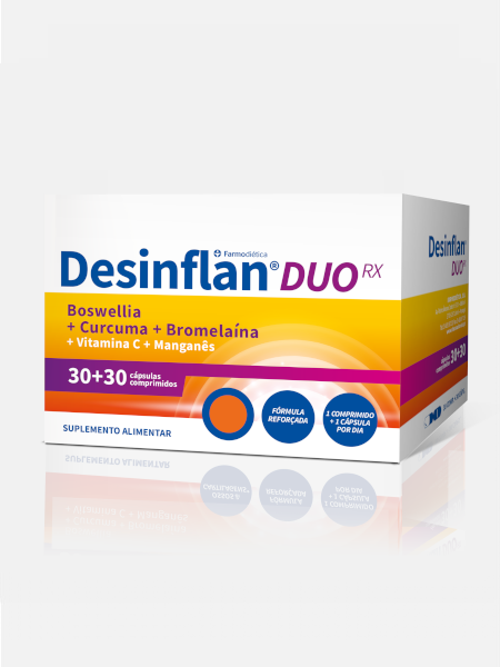Desinflan Duo RX - 30 comprimidos + 30 cápsulas - Farmodiética