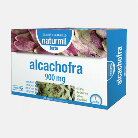 Naturmil Alcachofra Forte 900mg – 20 ampolas – DietMed