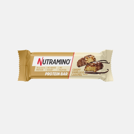 Nutramino Protein Bar Baunilha e Caramelo – 55 g