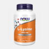 L-Lysine 500 mg - 100 veg cápsulas - Now