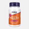 Vitamin D3 2000 IU - 120 cápsulas - Now