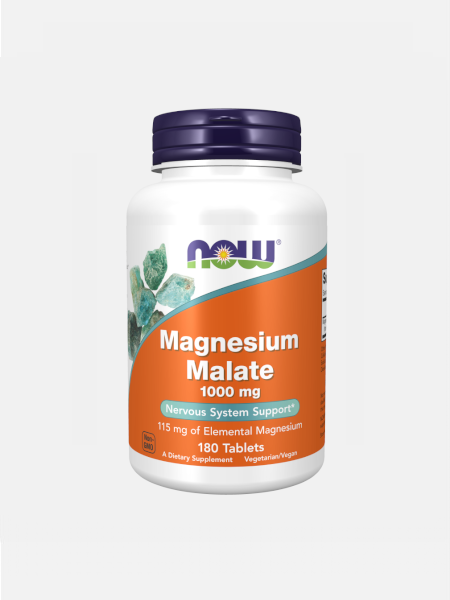 Magnesium Malate 1000 mg - 180 comprimidos - Now