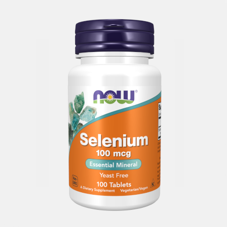 Selenium 100 mcg – 100 comprimidos – Now