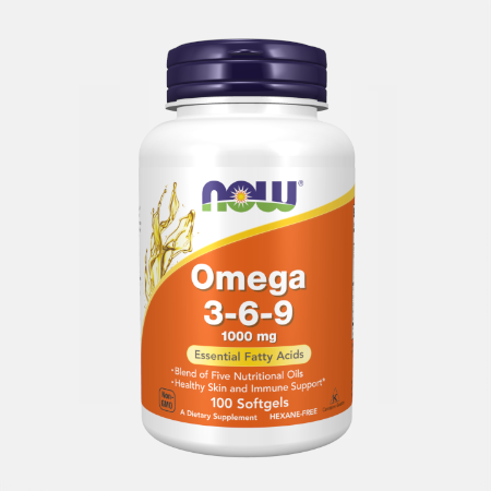 Omega 3-6-9 1000mg – 100 cápsulas – Now