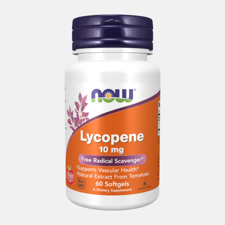Lycopene 10 mg – 60 cápsulas – Now