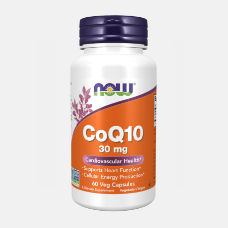CoQ10 30mg – 60 cápsulas – Now