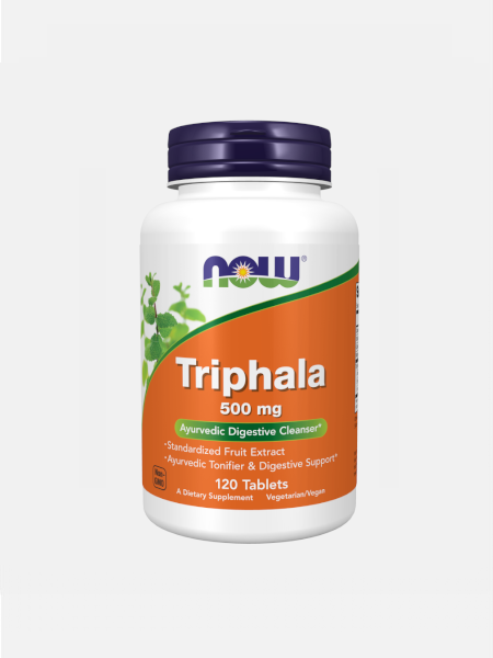 Triphala 500mg - 120 comprimidos - Now