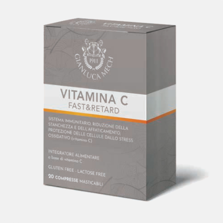 Vitamina C Fast & Retard – 20 comprimidos – GIANLUCA MECH