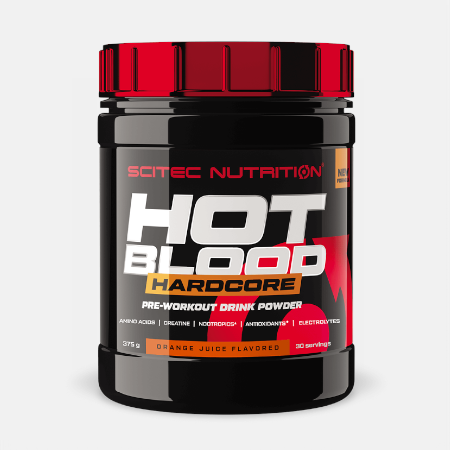 Hot Blood Hardcore Orange Juice – 375g – Scitec Nutrition
