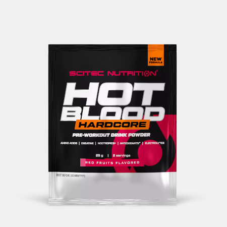 Hot Blood Hardcore Red Fruits – 25g – Scitec Nutrition
