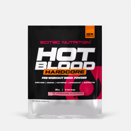 Hot Blood Hardcore Pink Lemonade – 25g – Scitec Nutrition