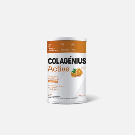 Colagénius Active laranja pó – 345 gr – COLAGÉNIUS