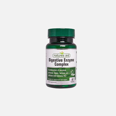 DIGESTIVE ENZYME COMPLEX – 60 comprimidos – Natures Aid