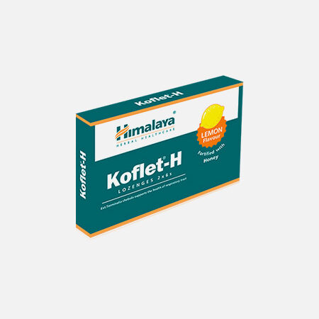 Koflet-H sabor Limão – 12 pastilhas – Himalaya