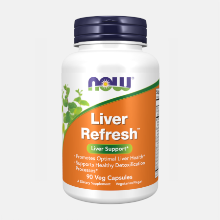 Liver Refresh – 90 veg cápsulas – Now