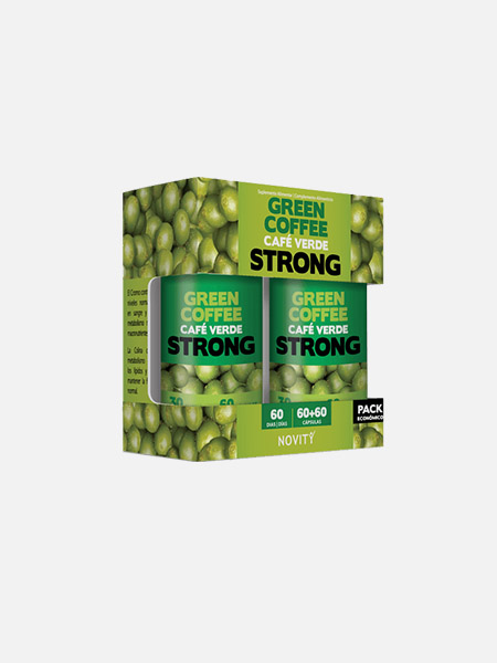 Naturmil Café Verde Strong pack económico –  60+60 cápsulas