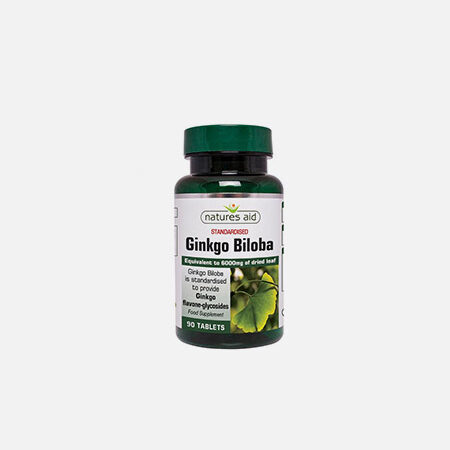 Ginkgo Biloba 6000mg – 90 comprimidos – Natures Aid