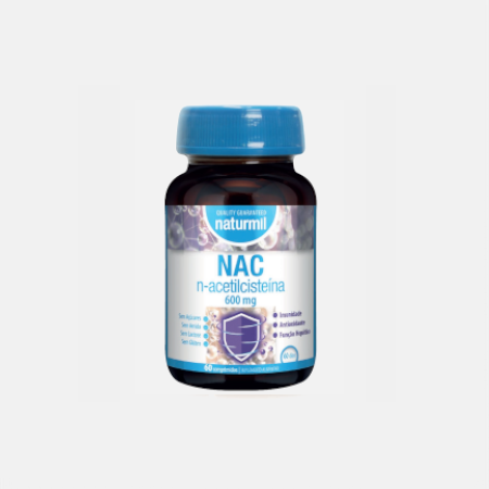 Naturmil NAC 600mg – 60 comprimidos – Dietmed