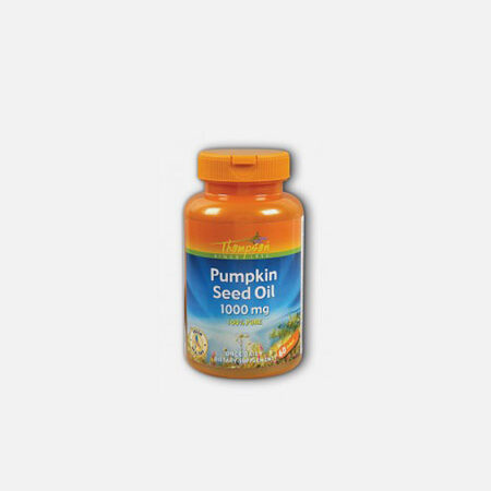 Pumpkin Seed Oil 1000mg – 60 cápsulas – Thompson