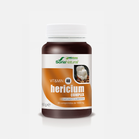 40 Hericium Complex – 60 comprimidos – Soria Natural